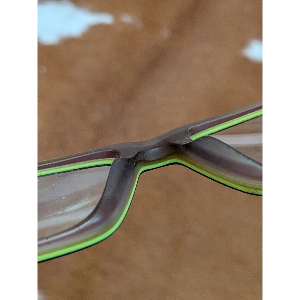 Maui Jim Eyeglasses MJO 2117-01MT Brown Green Acetate Frames‎ 54mm Italy